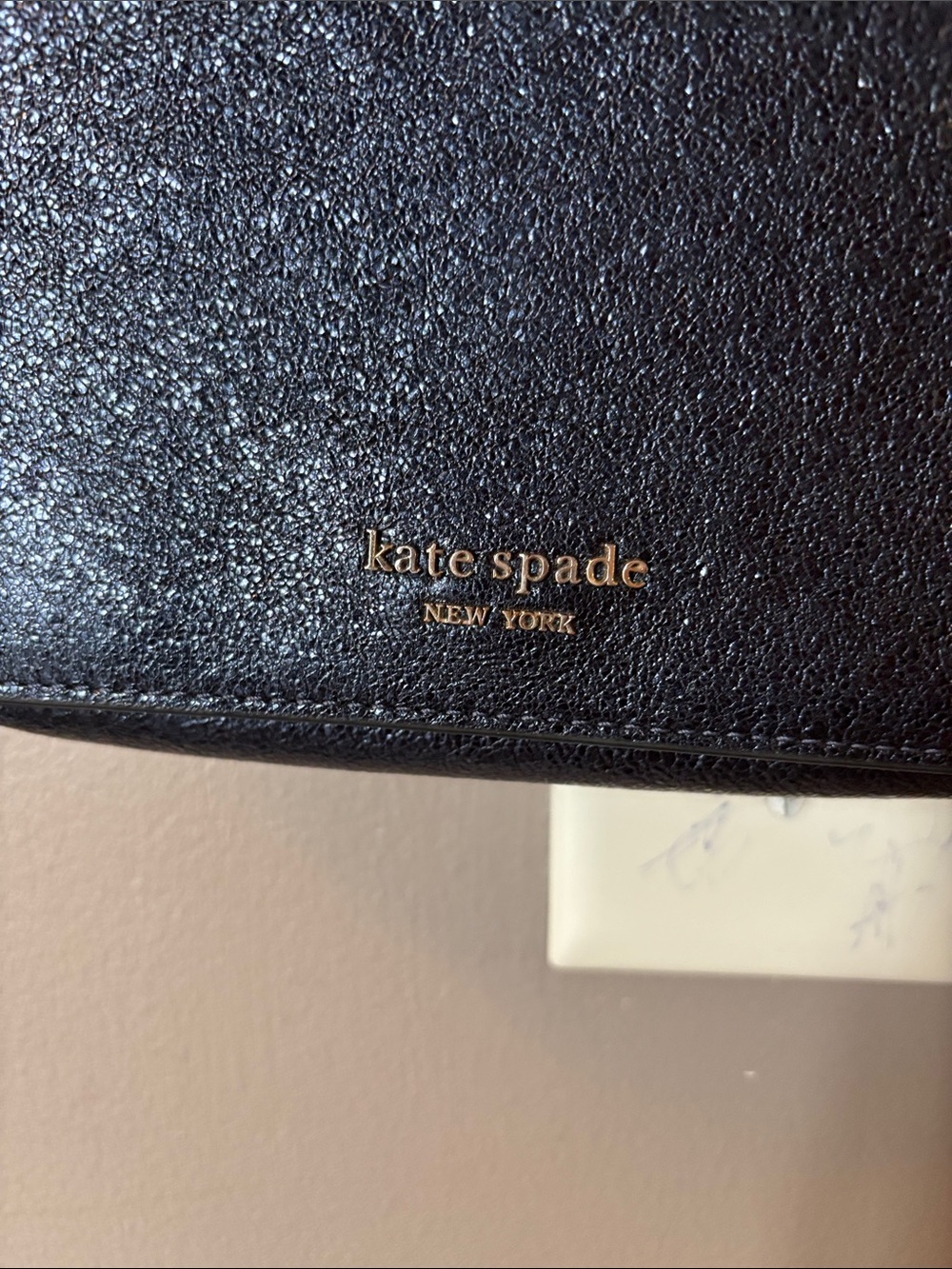 Metallic Blue Kate Spade Crossbody - Picture 2 of 9